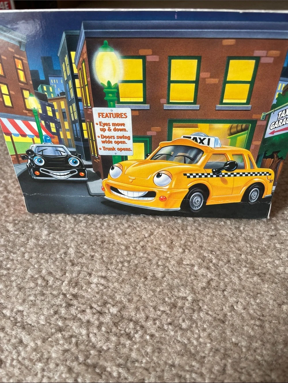 Tyler Taxi Yellow Toy Taxi - Chevron Cars